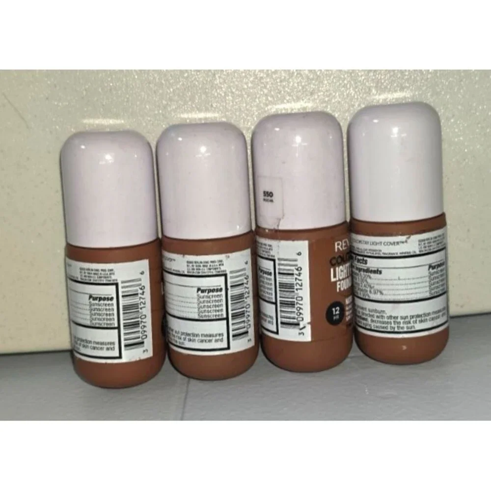 Revlon Colorstay Light Cover Foundation 12 hour Lot of 4 550 Mocha